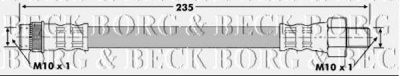 BORG & BECK bbh7126 -  Тормозной шланг